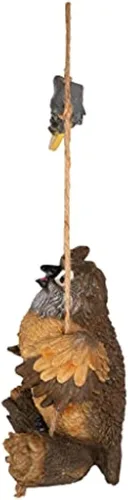 Vista 3 de Design Toscano Escultura oscilante de búho Howie the Hoot