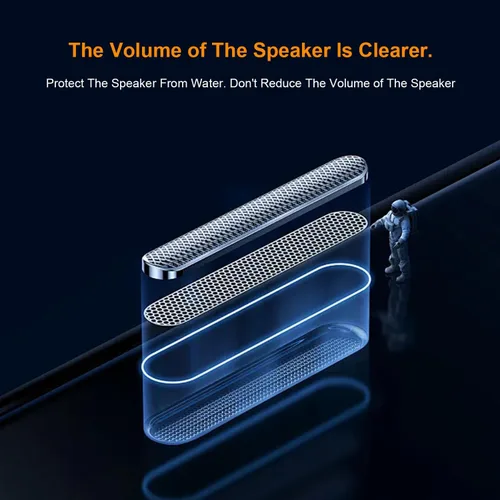 Vista 6 de OneFish Protector de pantalla de vidrio templado de borde completo para iPhone 11 Pro/XS/X de 5.8 pulgadas, paquete de 2 refuerzos de bordes, HD