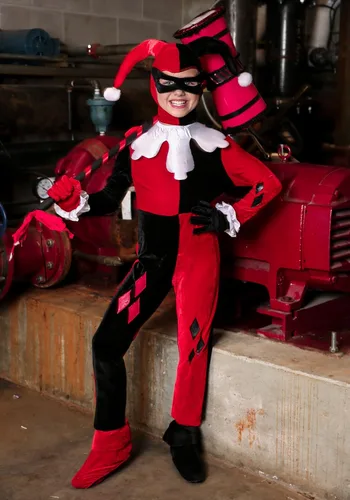 Vista 2 de Rubies Child Harley Quinn Jumpsuit Costume