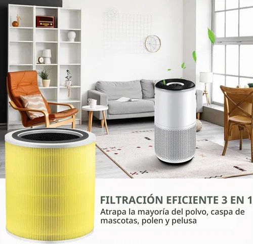 Vista 6 de Filtro de repuesto Core 400S para LEVOIT Core 400S Smart WiFi Air Purifie-r, Core 400S-RF-PA (LRF-C401-YUS), prefiltro de carbón activado H13 True