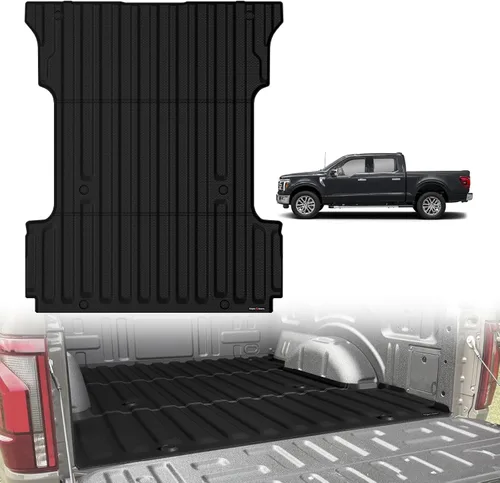 Vista 24 de TripleAliners - Tapete para caja de camioneta (de ejes) de 5 pies, encaje perfecto para pick-up de carga, accesorio de protección de vehículo