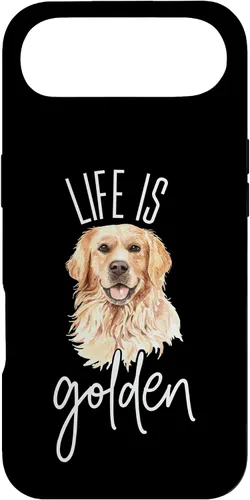 Vista 27 de Funda para iPhone 17 con diseño Golden Retriever para amantes de los perros y padres de mascotas