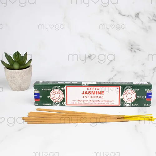 Vista 5 de Satya Palitos de incienso Nag Champa Jasmine, 12