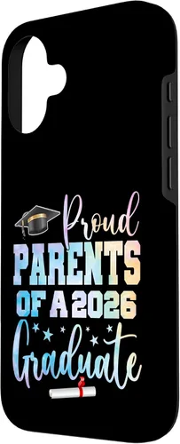Vista 2 de Proud Parents of A Class of 2026 Graduate Graduation Case for iPhone 16
