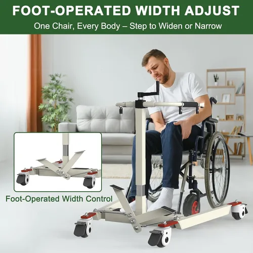 Vista 2 de Silla de transferencia de paciente, silla de ruedas elevadora para el hogar, elevador de silla de ruedas para el hogar, silla elevadora portátil