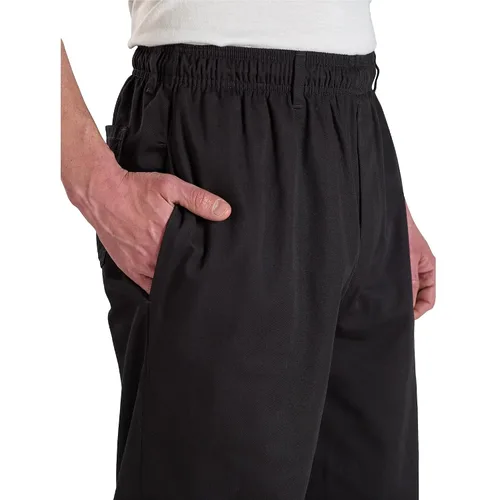 Vista 5 de Mercer Culinary Millennia - Pantalones de cocina unisex en dientes de perro, Negro