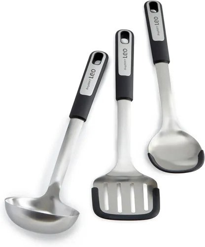 Vista 5 de Berghoff Juego de utensilios de cocina de grafito de 3 piezas, silicona