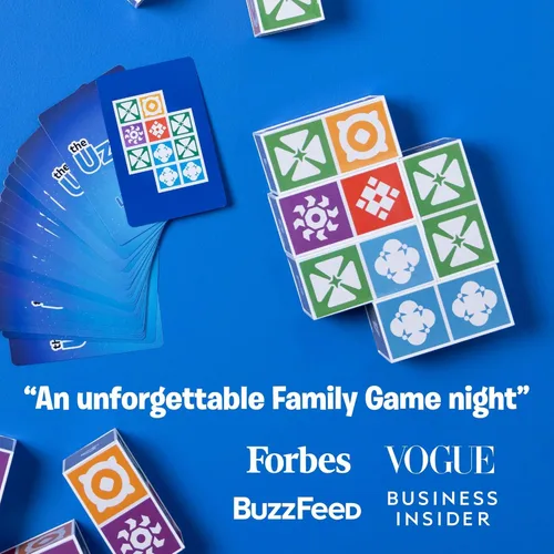 Vista 3 de The Uzzle 3.0 Juego de mesa, Juegos de mesa familiares para niños y adultos, Juegos de rompecabezas de bloques para edades 4+