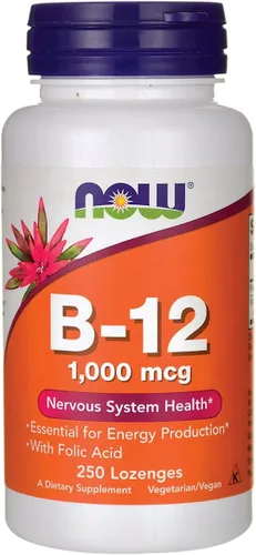 Vista 3 de NOW Foods B-12, 100 pastillas