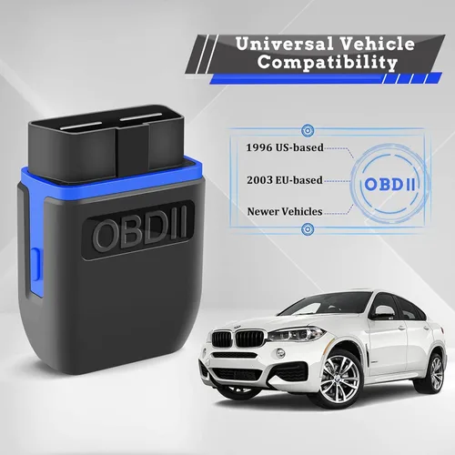 Vista 5 de Escáner OBD2 Bluetooth 4.0 para Auto, Lector de Códigos para iPhone iOS Android Windows, Adaptador Auto OBD2 OBDII, Herramienta de Diagnóstico