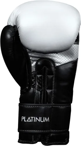 Vista 2 de Title Platinum Proclaim - Guantes de entrenamiento, negro/plata, 16 onzas