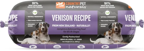 Vista 8 de Receta de carne de res y cordero: rollos de comida congelada prémium para perros de Nueva Zelanda, criados en pastos, de corral, pasteurizados
