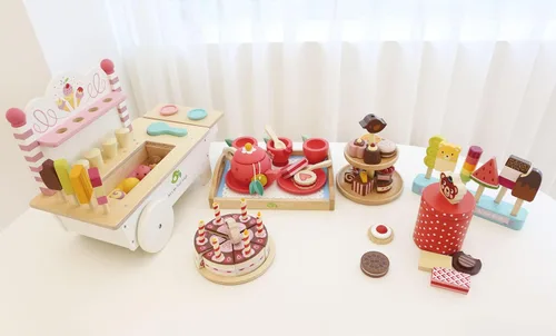 Vista 7 de Tender Leaf Toys Carrito de helados, 14.76 pulgadas de longitud