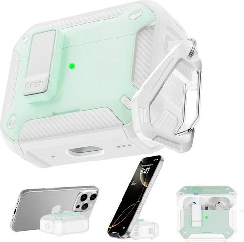 Vista 37 de RFUNGUANGO Fundas protectoras para Airpods de 2ª y 1ª generación, color 2º -Blanco