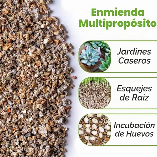 Vista 2 de Vermiculita orgánica de Perfect Plants (4 cuartos de galón)
