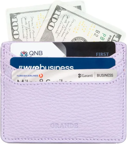 Vista 5 de Grande -3633 Estuches para tarjetas, Lila, Minimalista