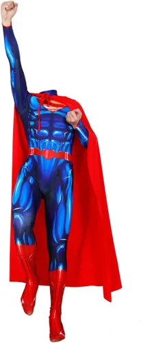 Vista 5 de Disfraces de superhéroe para adultos, hombres y mujeres, trajes de Halloween, disfraz de elastano