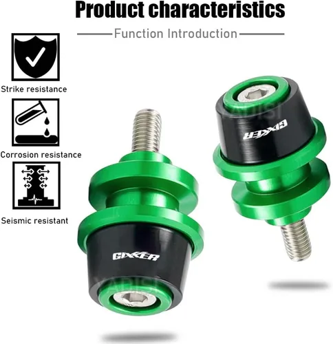 Vista 2 de Para GIXXER 250 SF 150 125 GIXXER 250SF 2018-2022 2023 Accesorios de motocicleta CNC Carretes basculantes Tornillos de soporte deslizante