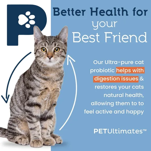 Vista 2 de Pet Ultimates probióticos para gatos, 44 gramos