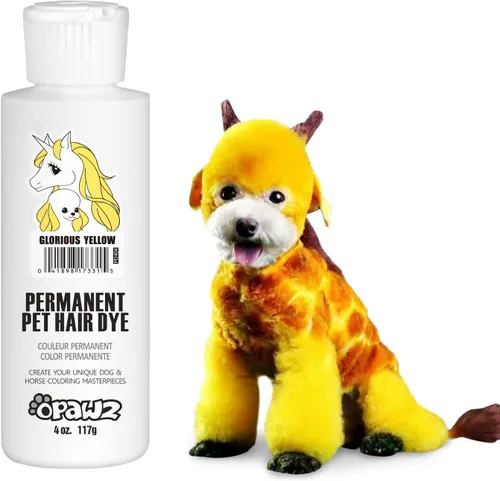 Vista 18 de OPAWZ Tinte permanente para el pelo de los perros, tinte para el pelo de las mascotas utilizado de forma segura por salones de aseo durante una