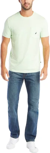 Vista 2 de Nautica Camiseta de manga corta con cuello redondo y bolsillo para hombre