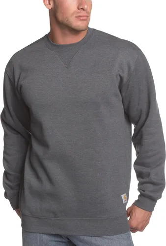 Vista 5 de Carhartt - Sudadera de peso medio y cuello redondo para hombre Nuevo azul marino