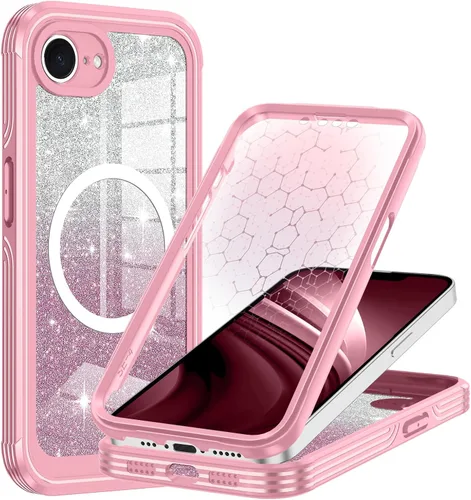 Vista 16 de Hekodonk Funda para iPhone 15 Pro Max, compatible con Magsafe [protector de pantalla de vidrio templado integrado y protección de lente de cámara]