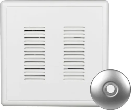 Vista 3 de Kit de timbre eléctrico PrimeChime Plus 2, timbres para el hogar, incluye campanillas de anillo seleccionables, botón de estuco, latón antiguo