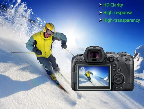 Vista 5 de Protector de pantalla para cámara réflex digital Canon EOS 5D (no para 5Ds) Mark IV III 5DIV 5DIII 5D4 5D3 (para accesorios), película de vidrio