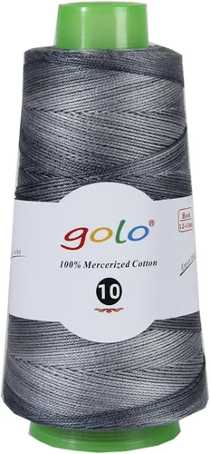 Vista 74 de Golo - 3 bolas de hilo de ganchillo tamaño 10, hilo de crochet para tejer a mano 102
