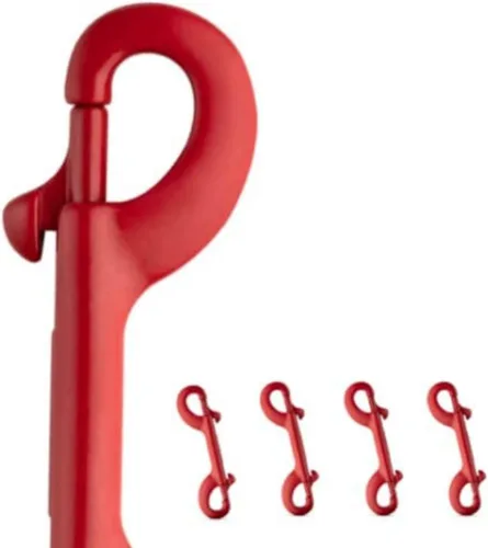 Vista 15 de Flourish Gancho a presión de perno de doble cara resistente, acero inoxidable, gancho multiusos de 4 pulgadas con aberturas de 1/2 pulgada, ideal