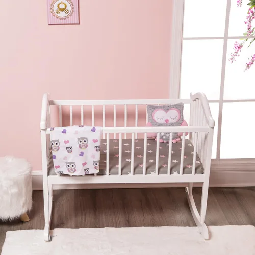 Vista 9 de EVERYDAY KIDS Paquete de 2 sábanas para cuna de bebé, juego ajustado para bebé; 100% algodón de punto de jersey, funda de colchón transpirable