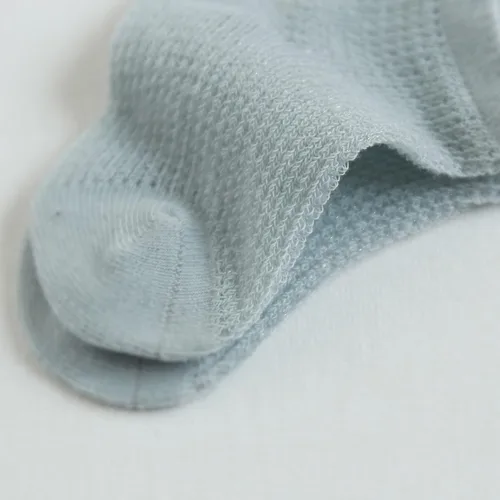 Vista 7 de VWU Calcetines de algodón para bebé, de malla transpirable, para el verano, para bebés y niñas de 0 a 5T
