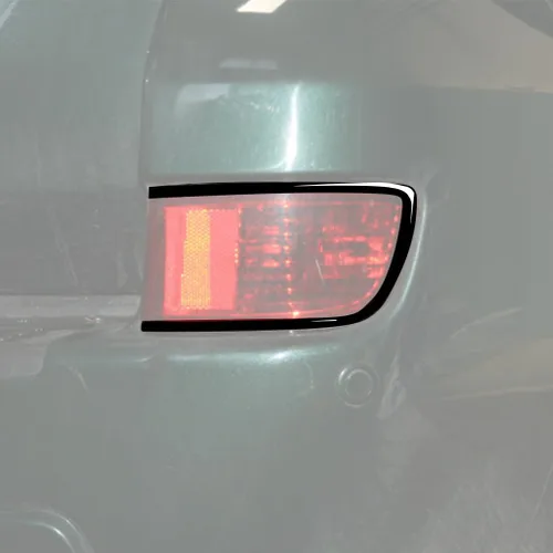 Vista 17 de Adhesivo decorativo ABS para salida de aire central de automóvil, compatible con Toyota Land Cruiser Prado 2010 2011 2012 2013 2014 2015 2016 2017