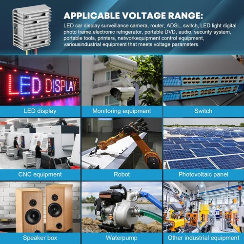 Vista 7 de Kohree DC 12V convertidor de impulso a 24V 10A 240W, convertidor de voltaje impermeable, módulo transformador regulador de voltaje para tira de luz