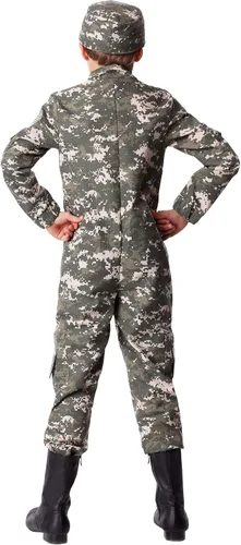 Vista 4 de Disfraz de soldado de combate moderno para niño