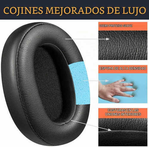 Vista 7 de SOULWIT Almohadillas para Sony WH-XB900N