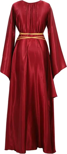 Vista 24 de Kranchungel - Vestidos renacentistas de estilo medieval/irlandés/campesino para mujer; disfraz de hada, para bailes