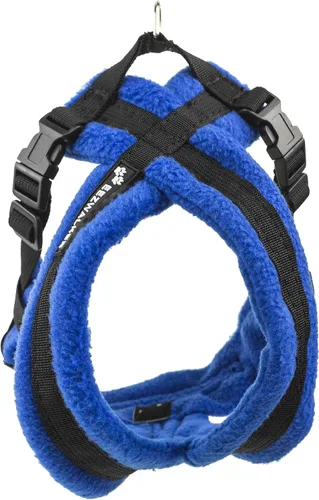 Vista 10 de ActiveDogs - Arnés para perro sin tirones, forro polar fácil de caminar Negro
