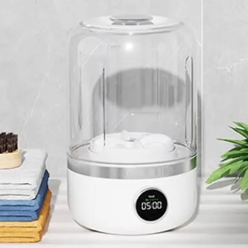 Vista 5 de Portable Cordless Washing Machine, Rechargeable Mini Washer for Baby Clothes, Socks & Small Garments, Ideal for Apartments & Camping, Compact &