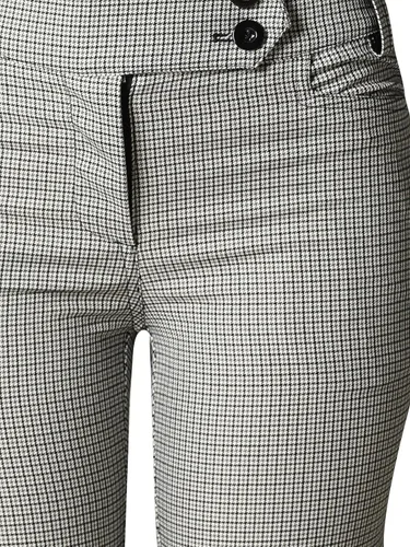 Vista 45 de Design by Olivia Pantalones de oficina de corte holgado para mujer