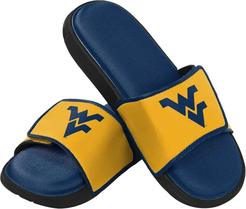 Vista 202 de FOCO Sandalias deportivas de espuma para ducha con logotipo de equipo universitario de la NCAA para hombre