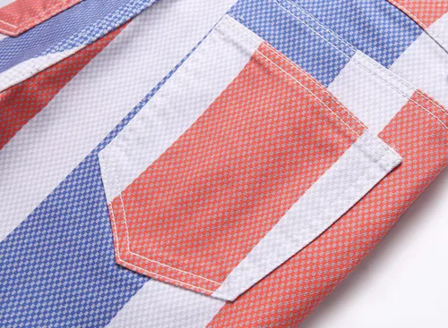 Vista 147 de Enrica Pantalones vaqueros estampados casuales para hombre