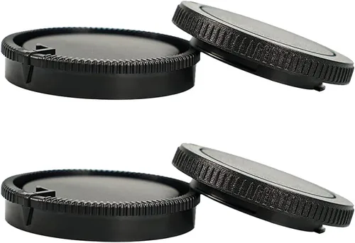 Vista 10 de NIYI Juego de 2 unidades, tapa del cuerpo de la cámara y tapa trasera de lente, compatible con Canon EFEF-S Mount DSLR cubierta protectora de lente