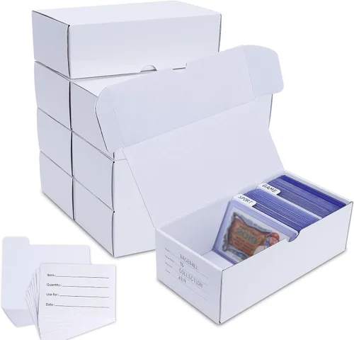 Vista 7 de Caja de almacenamiento de tarjetas intercambiables, paquete de 12, 600