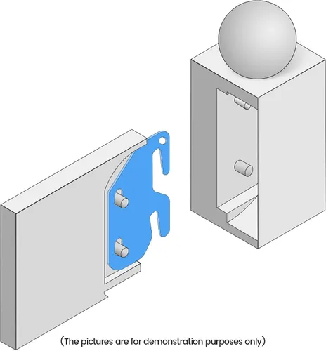 Vista 8 de Bitray Placas de madera para cama de madera para riel de cama de madera, soporte de marco de cama, reemplazo de estribo - 4 piezas