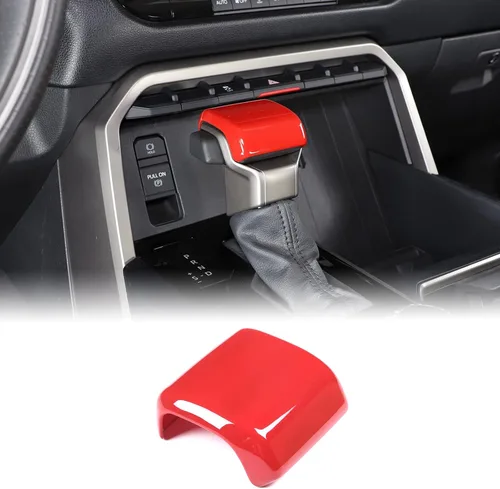 Vista 9 de Aunginsy Cubierta de freno de mano para palanca de cambios de automóvil, compatible con Toyota Tundra 2022+, Sequoia 2023+ y Tacoma 2024+, perilla