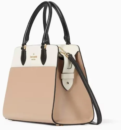 Vista 3 de Kate Spade New York Bolso Madison Medium Satchel Saffiano de cuero