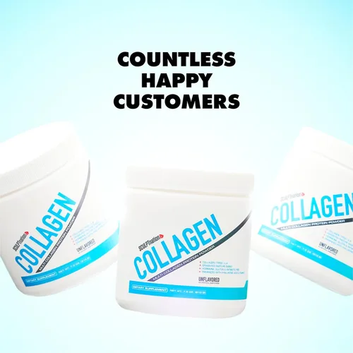 Vista 4 de Sculpt Nation por V Shred Collagen Peptides Powder - Tipos I, II y III Colágeno Plus Ácido Hialurónico para apoyar la salud saludable del cabello