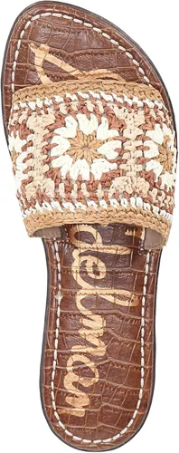 Vista 2 de Sam Edelman Sandalias planas Gracey para mujer Natural Multi
